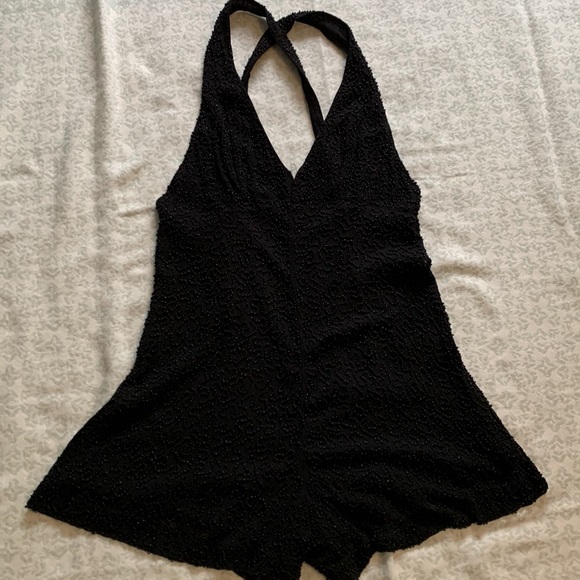 French Connection beaded shorts jumpsuit size 6 - Picture 12 of 12